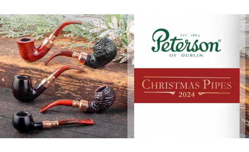 Vianočné fajky od Petersona - Peterson Christmas Pipe 2024