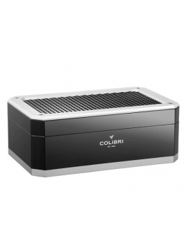 Humidor COLIBRI Rally Black/Silver