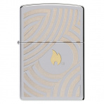 Zapaľovač Zippo 22112 Flame and Circles Design