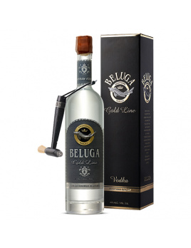 Vodka Beluga Gold Line + GB 40% 1,5l