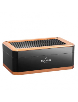 Humidor COLIBRI Rally Black/Rose Gold