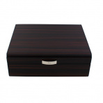 Humidor Rounded ebony matte 30D