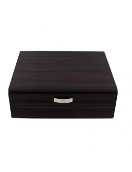 Humidor Rounded ebony matte 30D