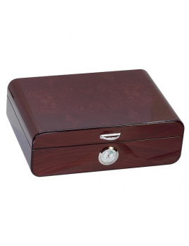 Humidor na cigary Lucca di Maggio oval mahagón