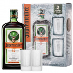 Jägermeister s 2 pohármi 35 % 0,7 l