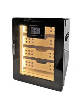 Skrinkový humidor Angelo Cabinet LED Carbon 60D